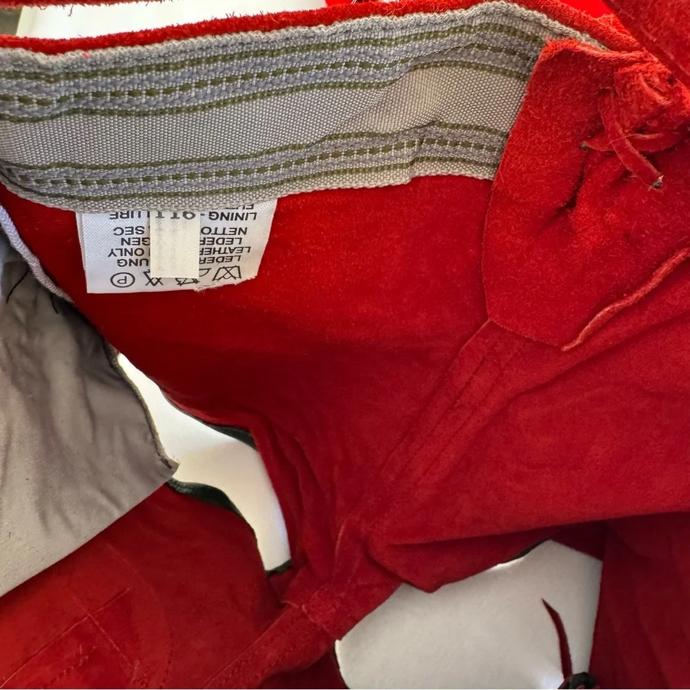 Genuine lambs leather Suede Lederhosen shorts & Hat Set Sz 116=5-6T